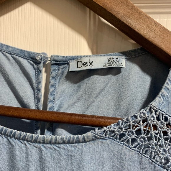 Dex denim looking blouse - Picture 3 of 7
